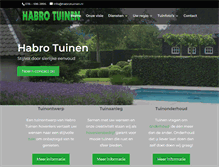 Tablet Screenshot of habro-tuinen.nl